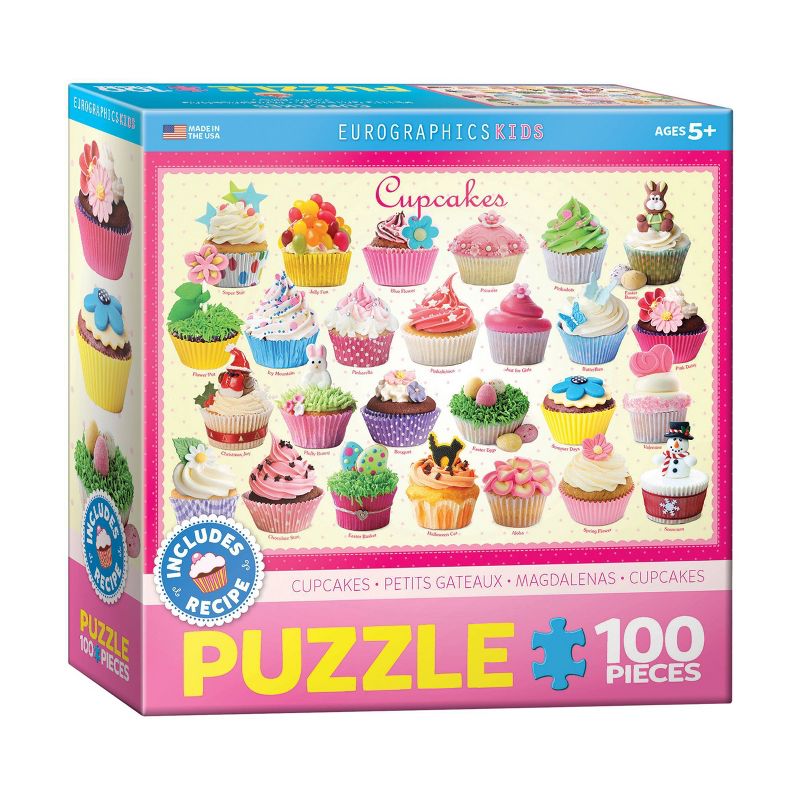 EuroGraphics Play &#38; Bake Cupcakes Jigsaw Puzzle - 100pc, 1 of 8