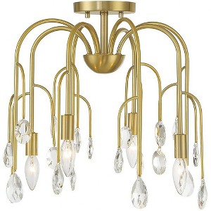 Savoy House Anholt 4 - Light Pendant in  Noble Brass - 1 of 3