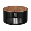 30" Acacia Round Coffee Table - 4 of 4