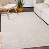 Washable Modern Solid Rug Non Slip Low Pile Rug Soft Contemporary Throw Floor Cover Foldable Indoor Carpet for Living Room Bedroom Playroom Nursery - 3 of 4