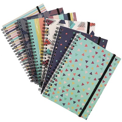 6-pack College Ruled Spiral Notebooks Writing Note Book Schools 90s ...