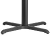 Emma and Oliver 30" x 30" Cast Iron Table X-Base - 3 of 3