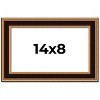 PosterPalooza | Photo Size Weathered Gold Picture Frame - UV Acrylic, Foam Board Backing, Hanging Hardware - 2 of 4