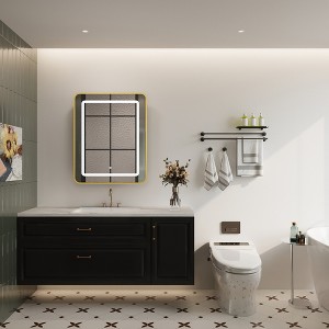 Lighted Medicine Cabinet with Mirror Wall Mounted Bathroom Mirror with Storage - 1 of 4