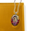 Ross-Simons Our Lady Of Guadalupe Pendant Necklace With Dried Flowers in Sterling Silver Size 18 - 3 of 4