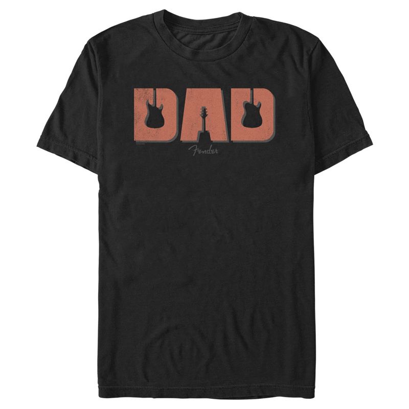 Men's Fender Father's Day Dad Logo T-Shirt, 1 of 6