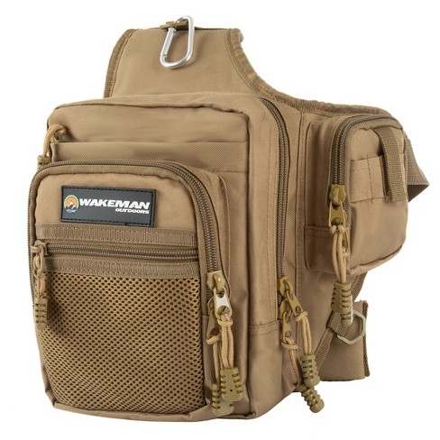 Fly Fishing Tackle Gear And Accessory Bag - Shoulder Pack With