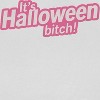 Rerun Island Women Its Halloween Bitch Short Sleeve Graphic Cotton Cropped Loose T-shirt - 2 of 4
