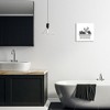 Stupell Industries Quirky Panda Bathtub Pink Glasses Minimal Design Wall Plaque Art - 2 of 4