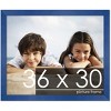 PosterPalooza | Classic Modern Blue Picture Frame - UV Acrylic, Backing Board, Hanging Hardware Included - 2 of 4