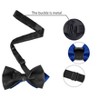 Allegra K Men's Pre-Tied Pointed Neck Strap Wedding Party Tuxedo Bow Ties - 3 of 4