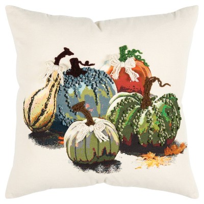 20"x20" Oversize Gourds Square Throw Pillow - Rizzy Home