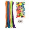 John Bead Craft Combo Pack Pipe Cleaners Pompoms Googly Eyes Activity Kits Neon Mix 300 Pieces - 4 of 4