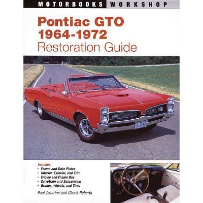 Pontiac GTO Restoration Guide, 1964-1972 - (Motorbooks Workshop) 2nd Edition by  Paul Zazarine (Paperback)