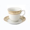 Lorren Home 8oz. Tea/Coffee Set Service for 4-Gold Floral - 3 of 4