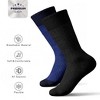 American Soft Linen Mens Dress Socks, Luxury Bamboo Rayon Socks for Men,  5/10 Pack, Gift Box - 4 of 4
