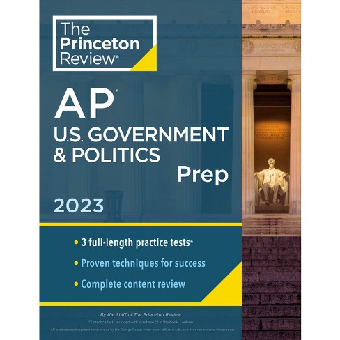 Princeton Review AP U.S. Government & Politics Prep, 2023 - (College Test  Preparation) by The Princeton Review (Paperback)