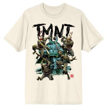 World Of TMNT Ninja Turtles Fight Crew Neck Short Sleeve Men's T-shirt