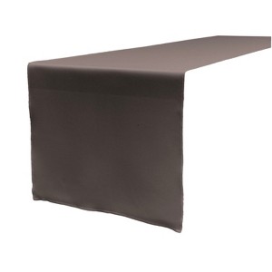 Slickblue 14"x108" Linen-Look Table Runner – Polyester Poplin, Wrinkle-Resistant, Serged Edge Finish, 41 Color Options - 1 of 3