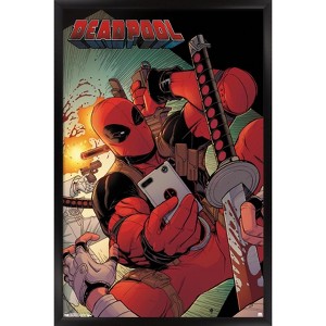 Trends International Marvel Comics - Deadpool - Selfie Framed Wall Poster Prints - 1 of 4