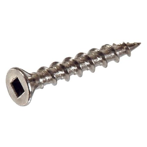 Hillman Weather Maxx 1 No. 8 X 1-5/8 In. L Square Flat Head Deck Screws ...