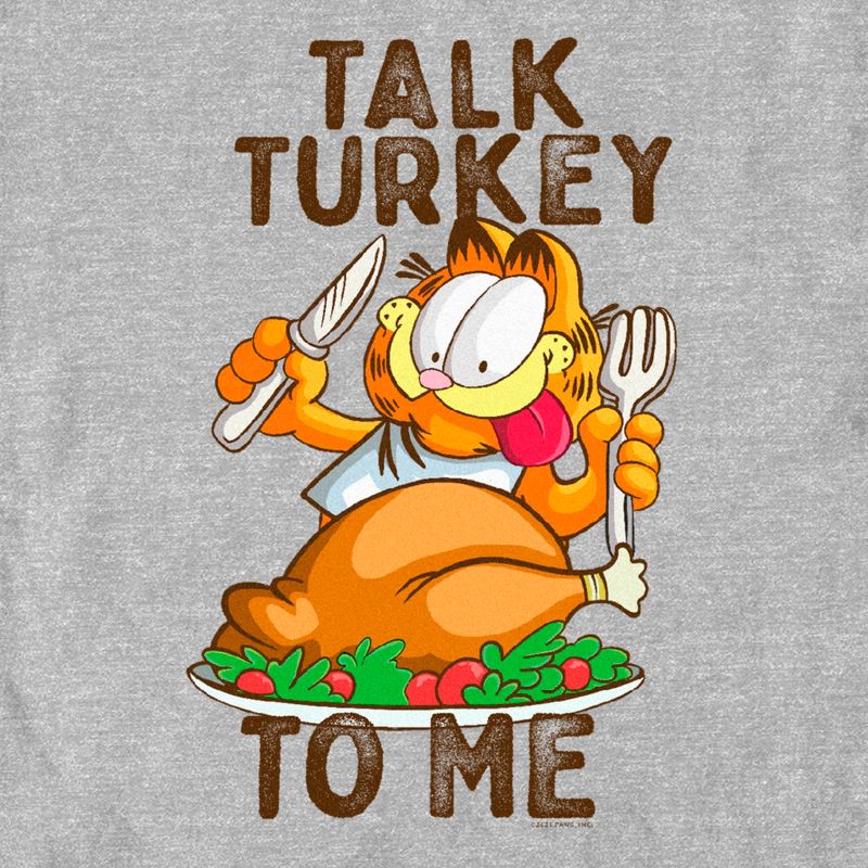 Men's Garfield Talk Turkey to Me T-Shirt, 2 of 6