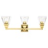 Livex Lighting Mission 3 - Light Vanity in  Polished Brass - 4 of 4