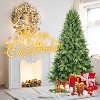 Resenkos Artificial 7.5ft  Christmas Tree with 2155PVC/Hard Needle Mixed Branch Tips, memory wire+iron wire - 3 of 4