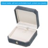 Unique Bargains Cuboid Velvet Paper Soft Touch Jewelry Box - 3 of 4
