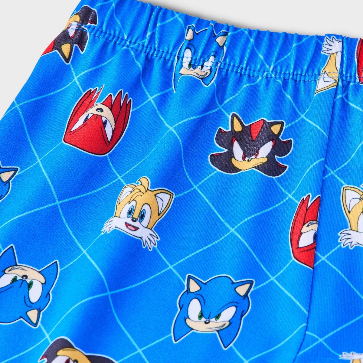 Toddler Boys' Sonic the Hedgehog Coat Pajama Set 2pc - Blue - thumbnail 4