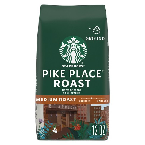 Starbucks Medium Roast Ground Coffee Pike Place Roast 100