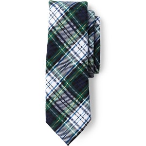 Lands' End School Uniform Kids Plaid To Be Tied Tie - 1 of 3