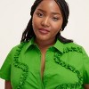 Women's Ribbon Short Sleeve Midi Shirtdress - kate spade new york x Target Green - 4 of 4