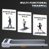SEVOBAL Walking Pad Running 2.25HP Cushioned Belt Folding Portable Treadmill Spacious Surface Under Desk for Home Gym Office, White, 47.2"*20.9"*4.9" - 4 of 4