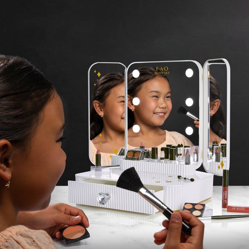FAO Schwarz Makeup Vanity Mirror Set, 3 of 12