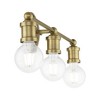 Livex Lighting Lansdale 3 - Light Vanity in  Antique Brass - 2 of 4