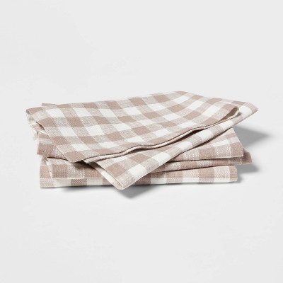 100% Cotton Plaid Buffalo Pattern Style Absorbency Kitchen Tea Coffee Towel  Sets - Piccocasa : Target