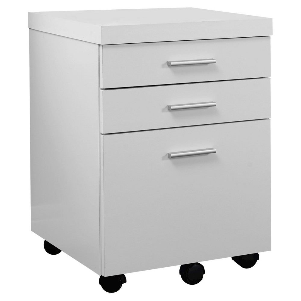 Vertical Filing Cabinet: Monarch Specialties 3 drawer File Cabinet -