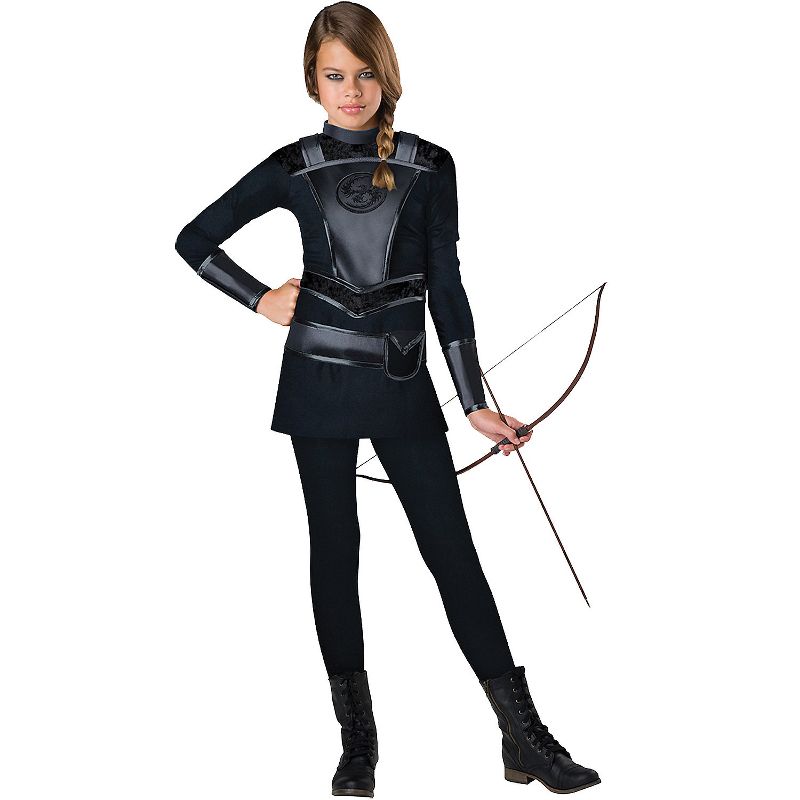 Halloween Express Girls' Warrior Huntress Costume, 1 of 2