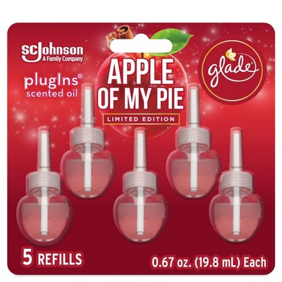 Glade PlugIns Scented Oil Air Freshener Refills Apple Of My Pie - 5ct/3.35oz
