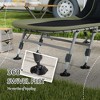Vynxaria 180¡ã Adjustable Folding Camping Cot - Heavy Duty Portable Bed with Cushions & Headrest - 2 of 4