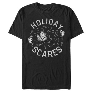 Men's The Nightmare Before Christmas Scary Teddy Holiday Scares T-Shirt - 1 of 4