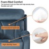 Power Lift Recliner Chair with Remote Control, Side Pocket and Overstuffed Pillow - 3 of 4