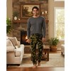 ADR Men's Soft Plush Fleece Pajama Pants, Warm Long Lounge Bottoms - 2 of 4