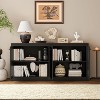 4-Door Sideboard Cabinet with Storage, 62.99 Inch Modern Buffet Cabinet for Living Room, Dining Room & Office - 3 of 4