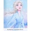 Disney Frozen Elsa Toddler Girl Sequin Dress Character Print Ruffle Sweatshirt Dress Long Sleeve Dresses - 3 of 4