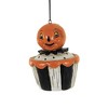3.25 In Halloween Cupcake Pumpkin Owl Black Cat Tree Ornaments - 4 of 4