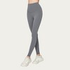 Anna-Kaci Active Women's Seamless High Waist Compression Leggings with Smooth Sculpting Fit and Stretch Fabric - 4 of 4