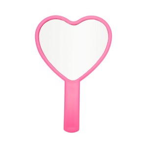 Unique Bargains Heart-shaped Handheld Mirror 1 Pc - 1 of 4