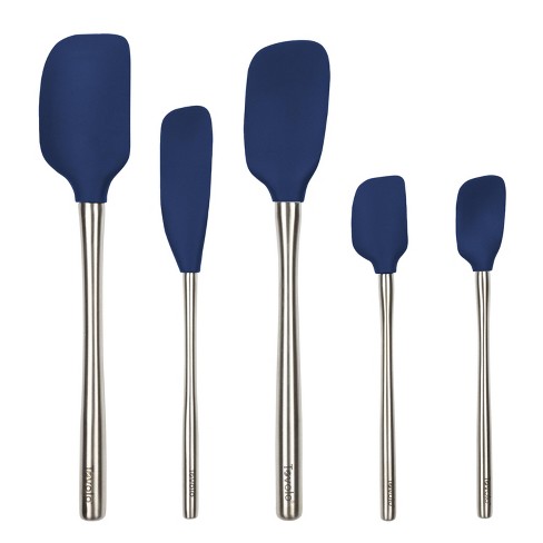 Core Kitchen Solid Silicone Set of 2 Utensils - Navy Blue, Fushia